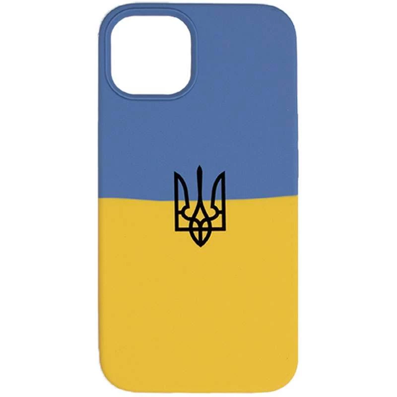 

Патриотический чехол Silicone Case для Apple iPhone 14 Plus (6.7") (UA Flag)
