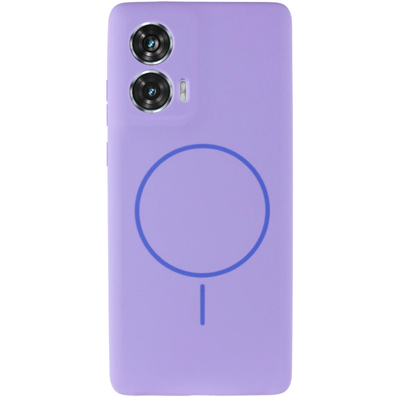 Силіконовий чохол Lakshmi MagFit з захистом камери для Motorola Edge 50 Fusion – Бузковий / Dasheen. Фото 3 з 10