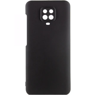 Чехол Silicone Case Lakshmi Premium з закритою камерою на Xiaomi Redmi Note 9s / Note 9 Pro / Note 9 Pro Max — Черный / Black