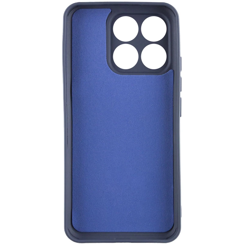 Цветной силиконовый чехол GETMAN с закрытой камерой на Motorola Moto G15 Power – Синий / Midnight blue. Фото 2 из 2