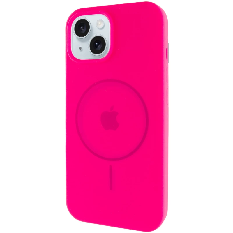 Чохол Silicone Armor Max with MagSafe для Apple iPhone 15 Plus (6.7") – Рожевий / Barbie pink. Фото 2 з 6