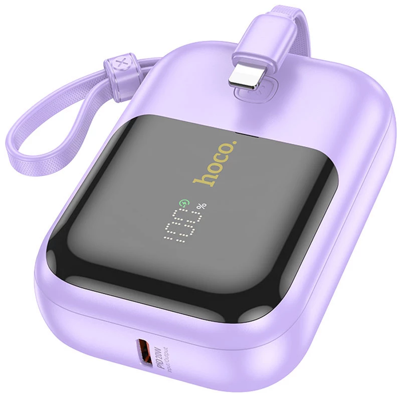 

Портативное зарядное устройство Power Bank Hoco Q20 Fountain 22.5W+PD20W 10000 mAh (Purple)