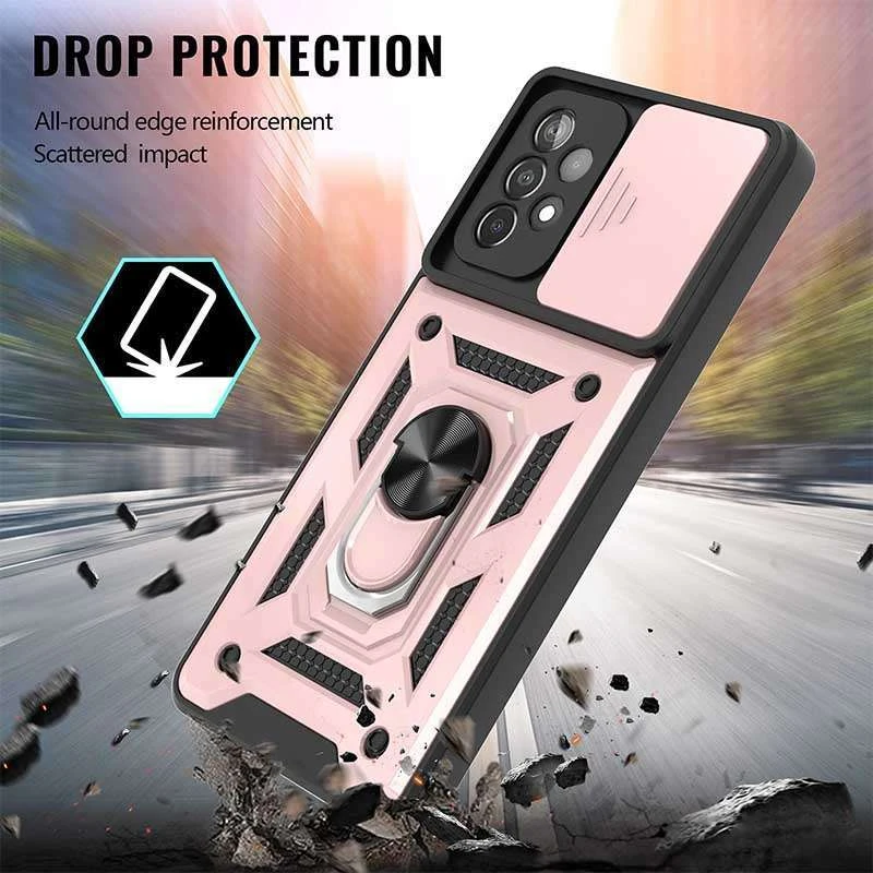 Протиударний чохол Serge Ring з захистом камери на Samsung Galaxy A32 (A325F) 4G – Rose Gold. Фото 8 з 9