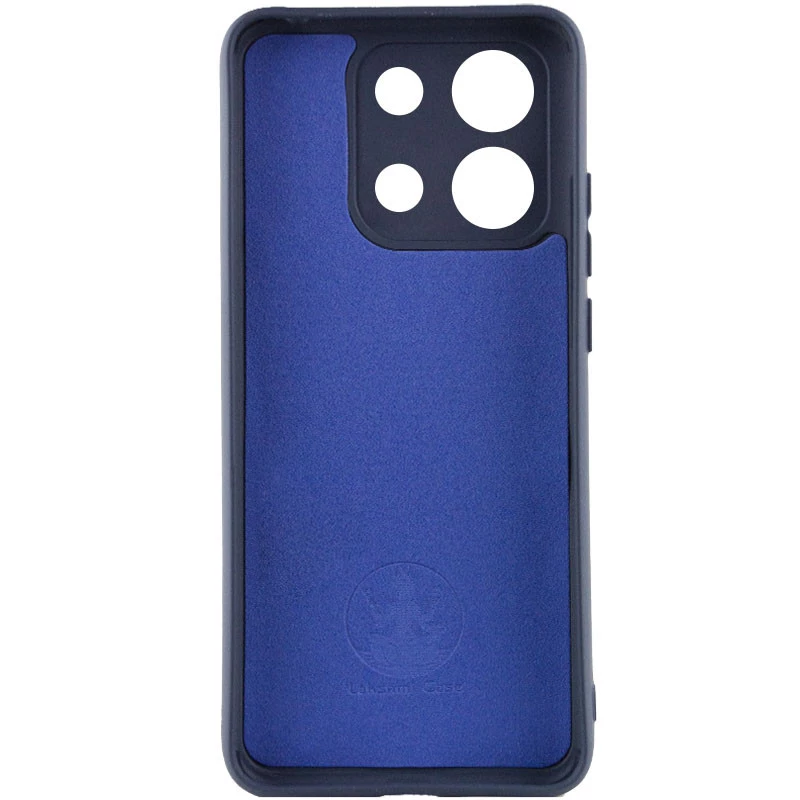 Чохол Silicone Case Lakshmi з закритою камерою на Xiaomi Poco X6 – Синій / Midnight Blue. Фото 2 з 4