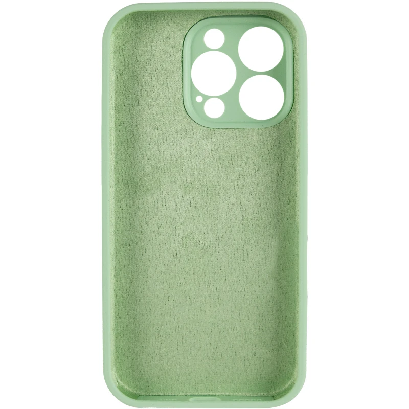 Чехол Silk Full Camera Protective (AA) NO LOGO для Apple iPhone 14 Pro Max (6.7") – Зеленый / Pistachio. Фото 10 из 12