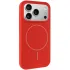 Чехол Silk Full Protective (AA) NO LOGO with Magnetic Fit для Apple iPhone 18 Pro – Красный / Red. Фото 1 из 1