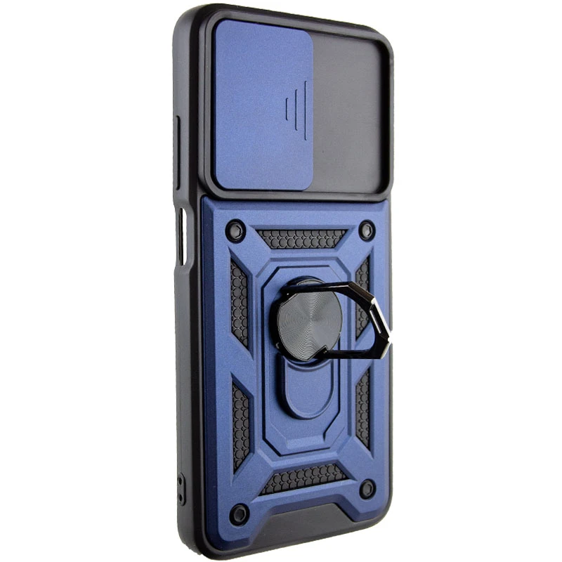 Протиударний чохол Serge Ring з захистом камери на Xiaomi Redmi 10 – Синій. Фото 6 з 9