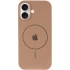 Чохол Silicone Case Full Protective (AA) V2 with MagSafe для Apple iPhone 17 (6.3") – Бежевий / Desert Gold. Фото 4 з 11