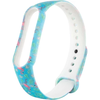 Силіконовий ремінець з малюнком для Xiaomi Mi Band 6 фото 1 з 3