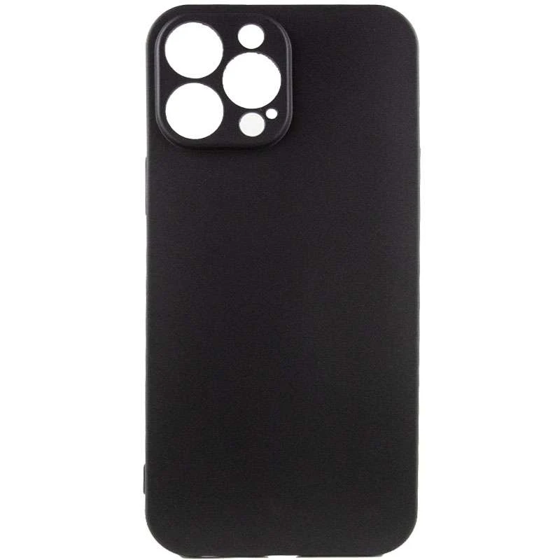 Чорний силіконовий чохол Epik із захистом камери на Apple iPhone 14 Pro Max (6.7") фото 1 з 1