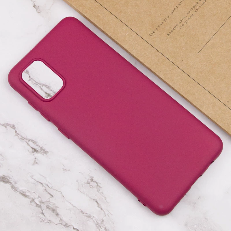 Чохол Silicone Case Lakshmi Elit на Samsung Galaxy A51 – Бордовий / Marsala. Фото 3 з 3