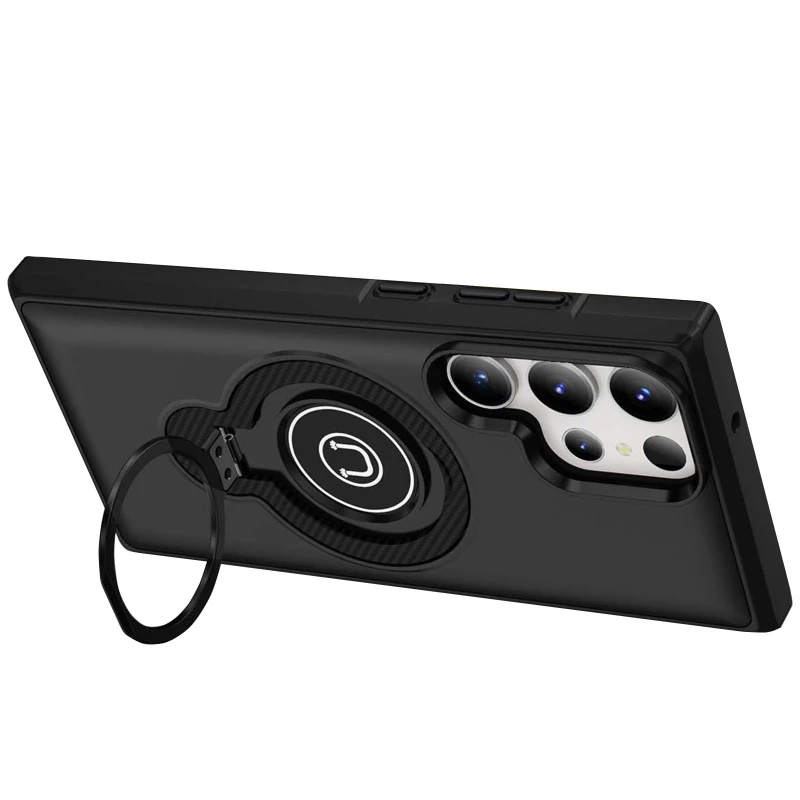 TPU+Textured PC Magnet для Samsung Galaxy S23 Ultra – Black. Фото 2 з 4