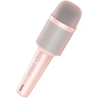 Караоке Мікрофон-колонка Hoco DBK1 — Pink