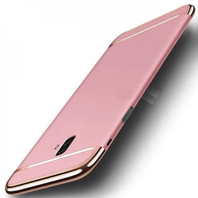 

Пластикова накладка з хромом на Samsung Galaxy J6+ (2018) (J610F) (Rose Gold)