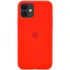 Чохол Silicone Case з закритим низом на Apple iPhone 11 (6.1") – Червоний / Red. Фото 1 з 3