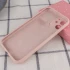 Чохол Silk Full Camera Protective (AA) NO LOGO для Apple iPhone 12 (6.1") – Рожевий / Pink Sand. Фото 2 з 2