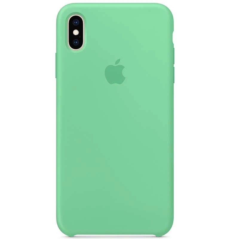 

Чохол Silicone Case Premium на Apple iPhone XS (5.8") (Зелений / Spearmint)