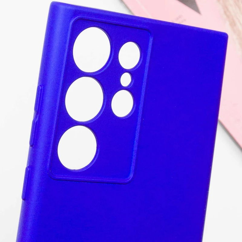 Чохол Silicone Case Lakshmi з закритою камерою на Samsung Galaxy S24 Ultra – Синій / Iris. Фото 8 з 10