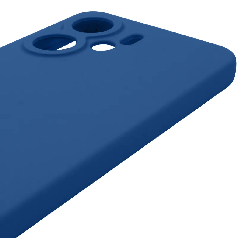 Чохол Silicone Case Lakshmi Premium із закритою камерою для Xiaomi Redmi 13C – Синій / Denim Blue. Фото 5 з 6
