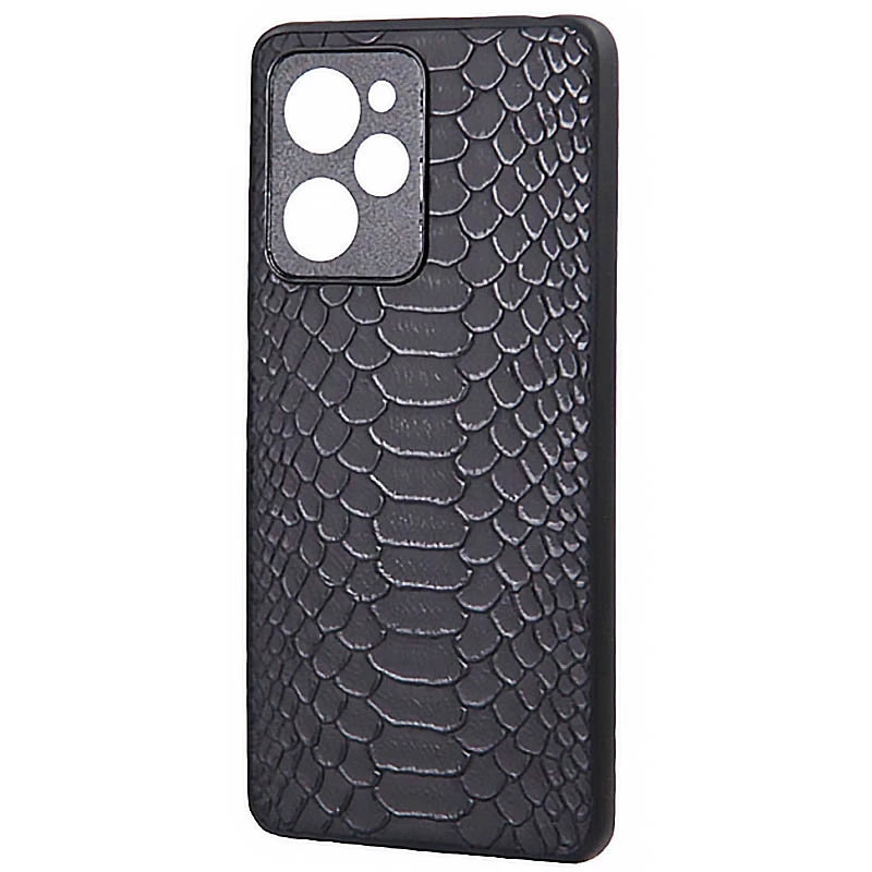 

Змеиный чехол-накладка с закрытой камерой для Xiaomi Poco X5 Pro 5G (Black)