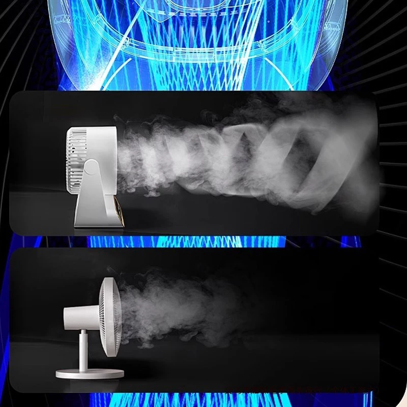 Настільний вентилятор F16 Smart 4000mAh – White. Фото 6 з 8