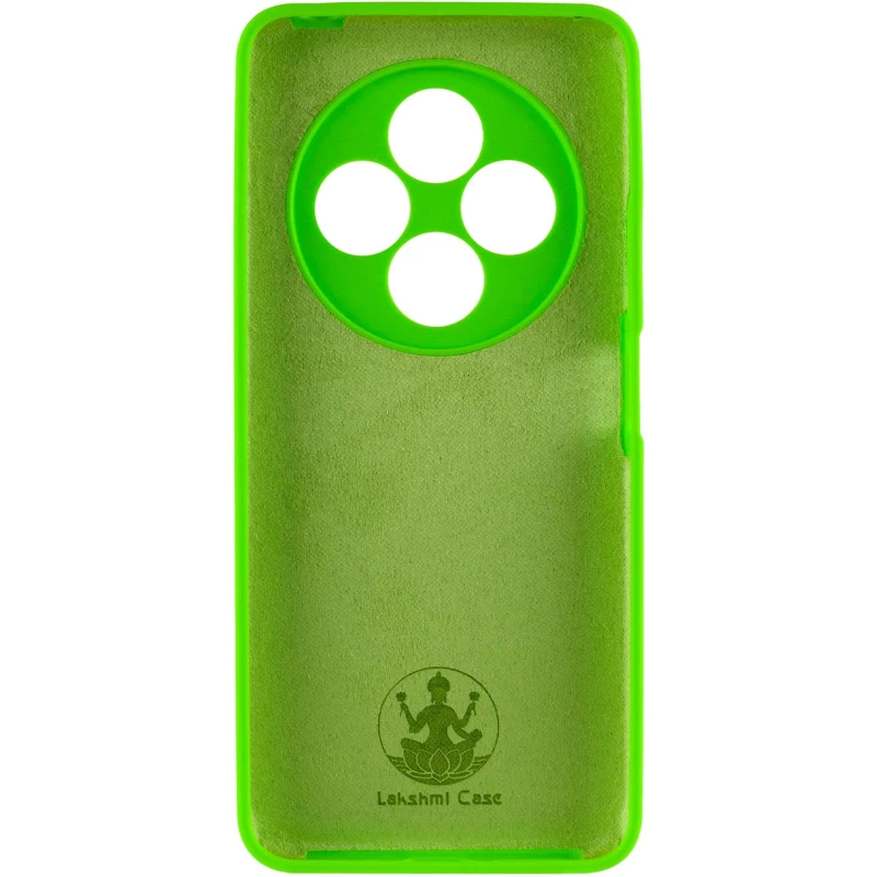 Чохол Silicone Case Lakshmi Plus з закритою камерою на Xiaomi Redmi 14C / Poco C75 – Салатовий / Neon Green. Фото 5 з 6