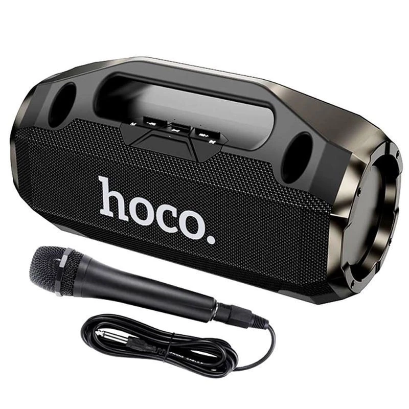 

Bluetooth колонка Hoco HA3 з мікрофоном (Black)