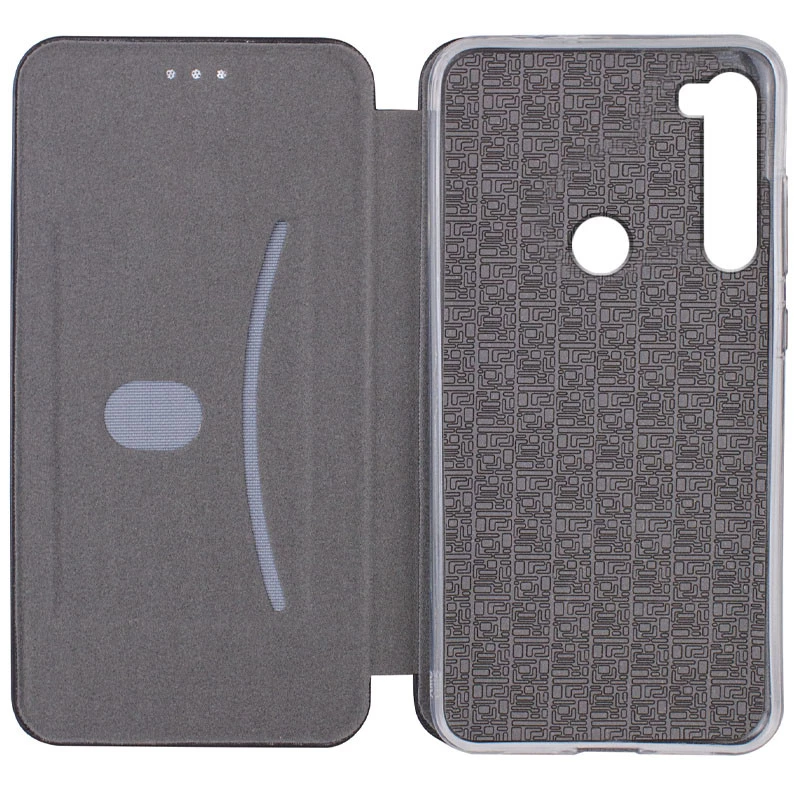 Чехол-книжка классический для Xiaomi Redmi Note 8 – Темно-синий. Фото 2 из 3