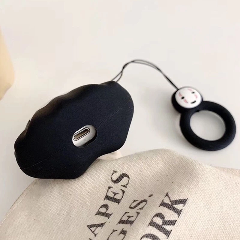 Силіконовий футляр Cartoons&Heroes для навушників AirPods 1/2 + кільце – Каонасі. Фото 3 з 4