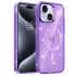 Чохол з блискітками та MagFit на Apple iPhone 15 (6.1") – Purple. Фото 1 з 2