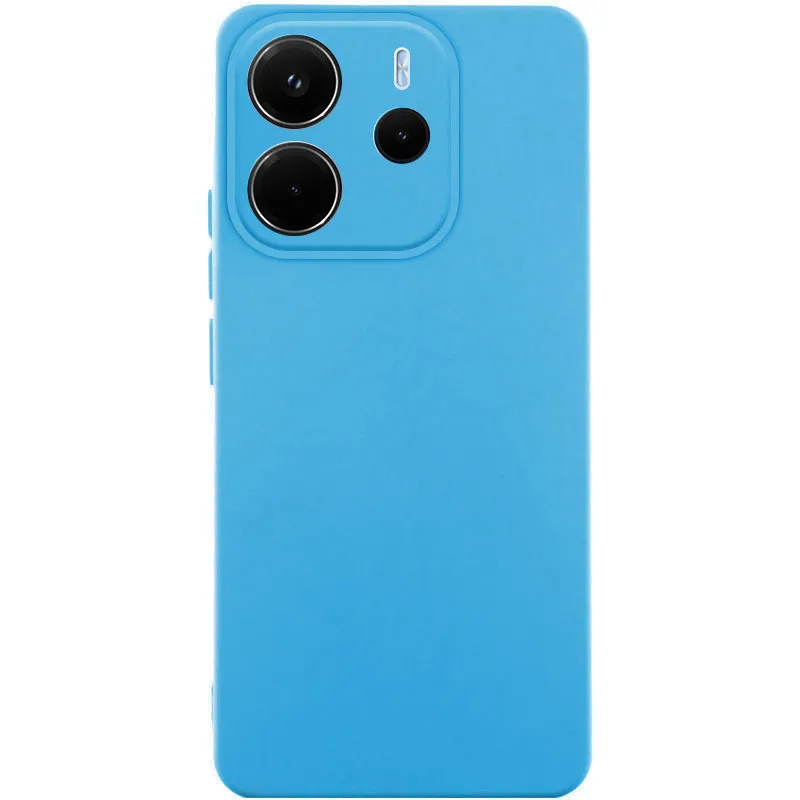 Чохол Silicone Cover Ummi Lakshmi Full Camera (AA) для Xiaomi Redmi Note 14 Pro 5G – Блакитний / Sky Blue. Фото 3 з 3
