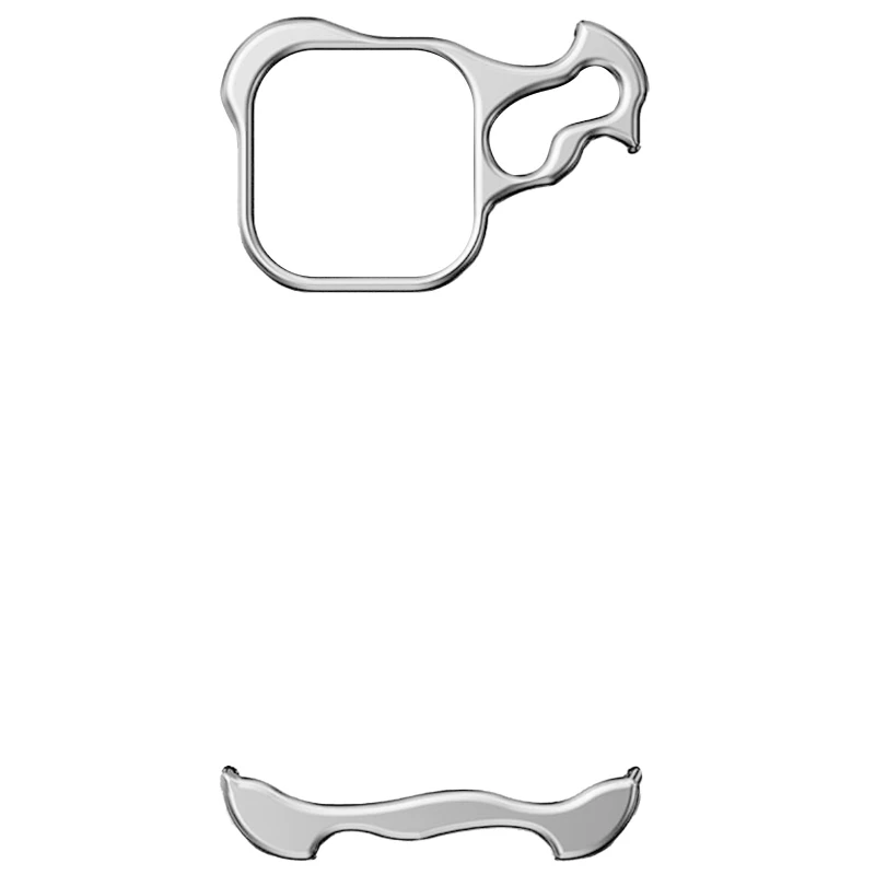 Чехол Minimalist Metal Bumper для Apple iPhone 17 Pro (6.3") – silver. Фото 2 из 2