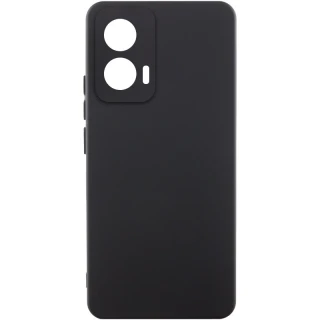 Чехол Silicone Case Lakshmi Premium з закритою камерою на Motorola Edge 50 Fusion — Черный / Black