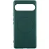 Чехол Silicone Cover Lakshmi (AA) with Magnetic Fit для Google Pixel 10 – Зеленый / Dark green. Фото 1 из 4