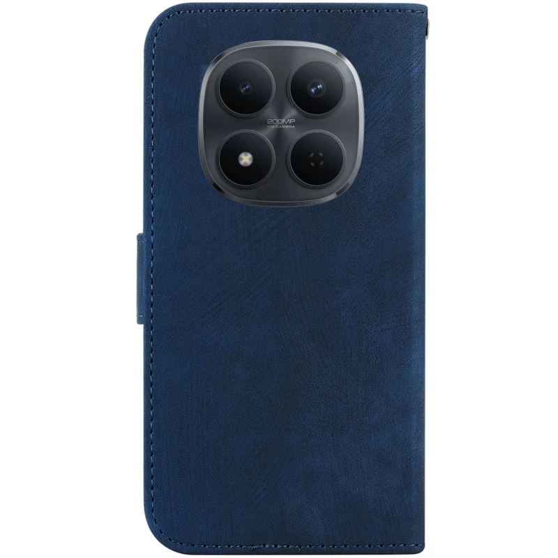 Кожаный чехол-книжка Cute Tiger для Xiaomi Redmi Note 15 Pro 5G – Dark Blue. Фото 3 из 5