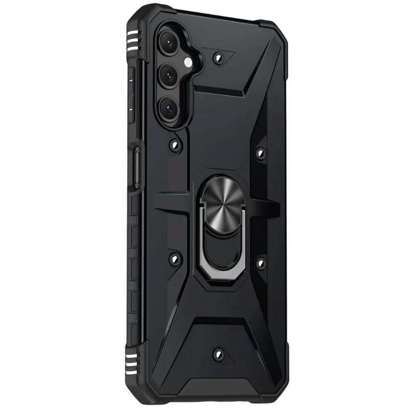 Ударостійкий чохол Pathfinder з кільцем на Samsung Galaxy A14 4G/5G – Чорний / Black. Фото 2 з 2