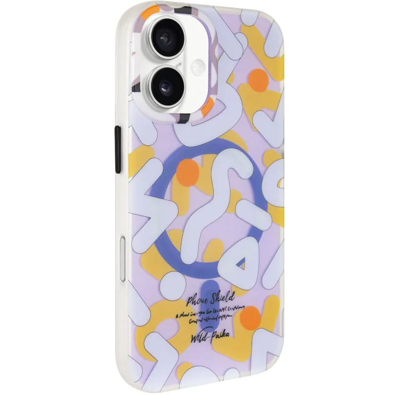 TPU чехол Pastel Chaos with MagSafe для Apple iPhone 17 (6.3") – White. Фото 1 из 7