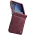 Кожаный чехол-книжка CaseMe Velvet Matte для Samsung Galaxy Z Flip7 – Red. Фото 4 из 5