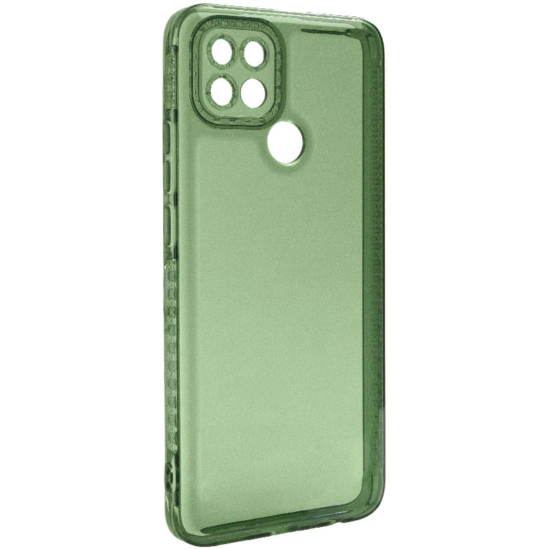 

Силиконовый чехол с узором на Oppo A15s / A15 (Зеленый), Зелений