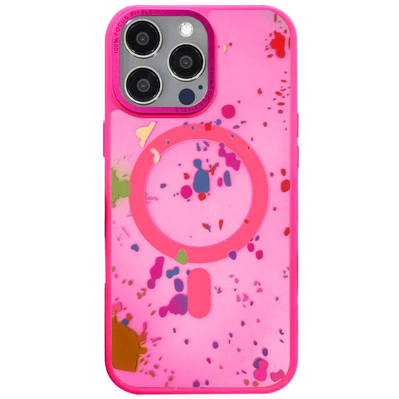 Чохол абстракція малювання з MagSafe на Samsung Galaxy S25 – Barbie Pink. Фото 1 Чохол абстракція малювання з MagSafe на Samsung Galaxy S25 – Barbie Pink. Фото 1 з 1