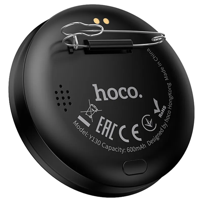 Смарт-бейдж Hoco Y130 electronic display с AI – Black. Фото 4 из 7