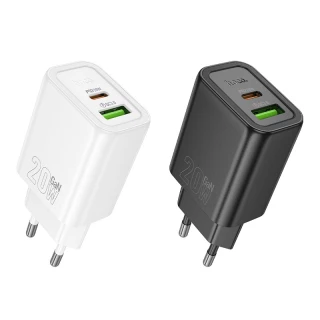 СЗУ Hoco N61 Gentle PD20W+QC3.0 (1USB-A/1C) фото 1 СЗУ Hoco N61 Gentle PD20W+QC3.0 (1USB-A/1C) фото 1 из 1