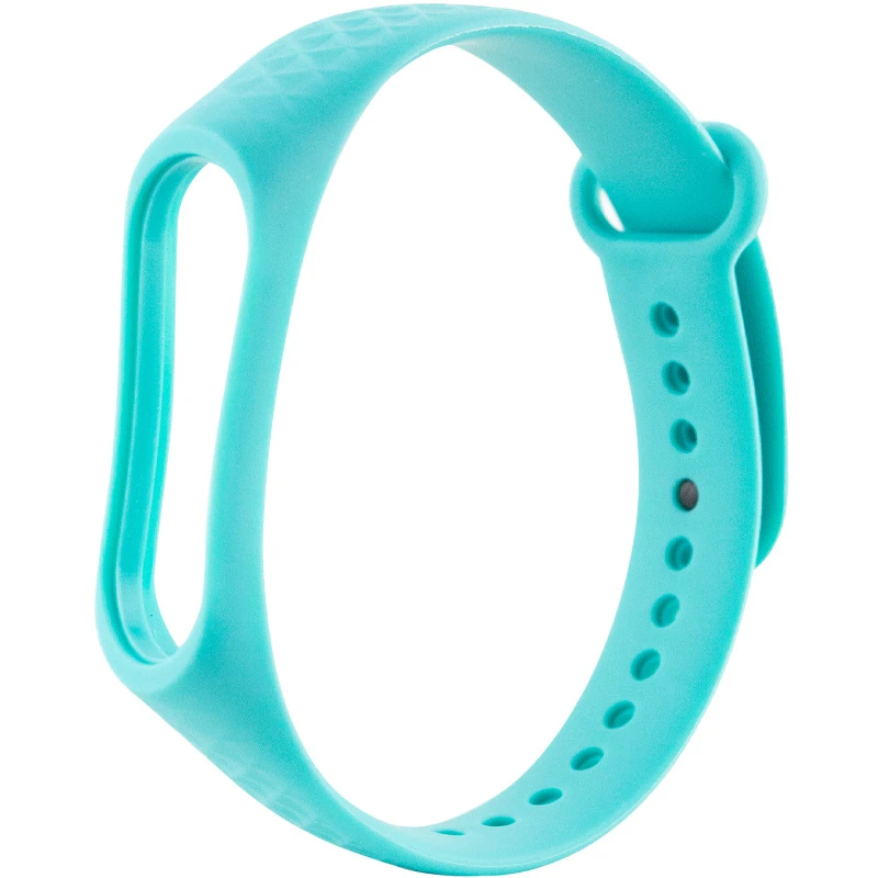 Ремешок Rhomb для Xiaomi Mi Band 3/4 – Бирюзовый. Фото 3 из 6
