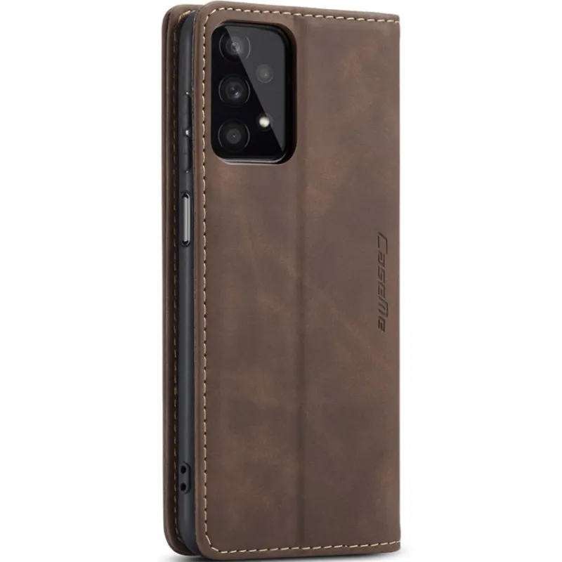 Шкіряний чохол-книжка CaseMe Velvet Nubuck для Samsung Galaxy A32 (A326B) 5G – Coffee. Фото 6 з 6