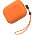 Силиконовый футляр BlueO Liquid silicone для наушников Airpods Pro 3 – Orange. Фото 1 из 2