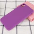 Чехол с закрытым низом Silicone Case для Apple iPhone XS Max (6.5") – Фиолетовый / Grape. Фото 2 из 3