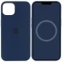 Чехол Silicone case (AAA) with Magsafe and Animation для Apple iPhone 13 (6.1") – Синий / Abyss Blue. Фото 1 из 7