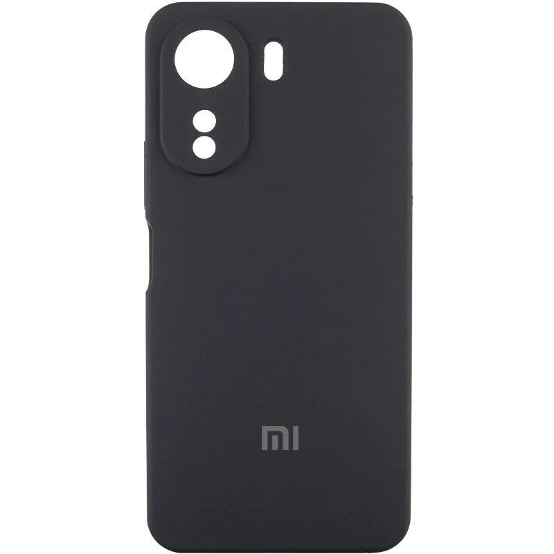 

Чехол Silicone Case Lakshmi Premium L с закрытой камерой для Xiaomi Redmi 13C (Черный / Black), Чорний / black