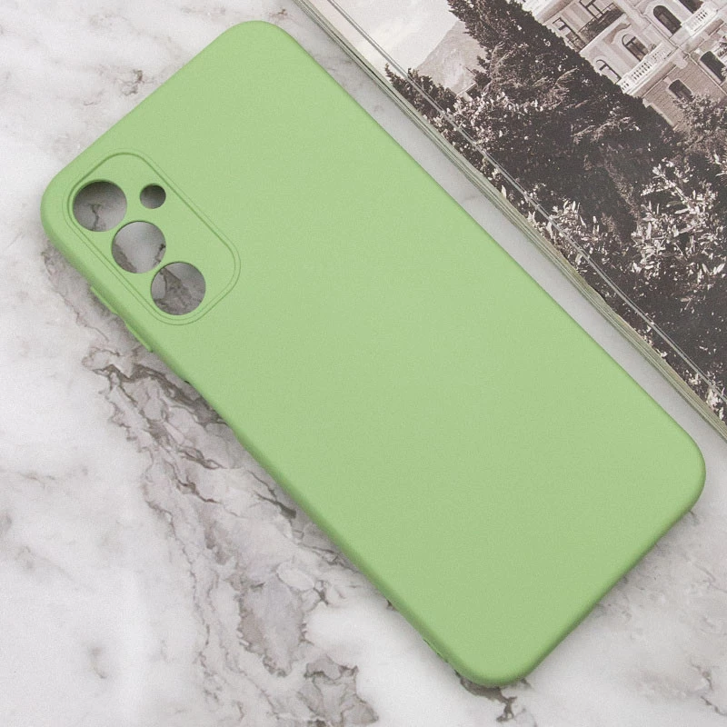 Чохол Silicone Case Lakshmi з закритою камерою на Samsung Galaxy M14 5G – Зелений / Pistachio. Фото 8 з 10