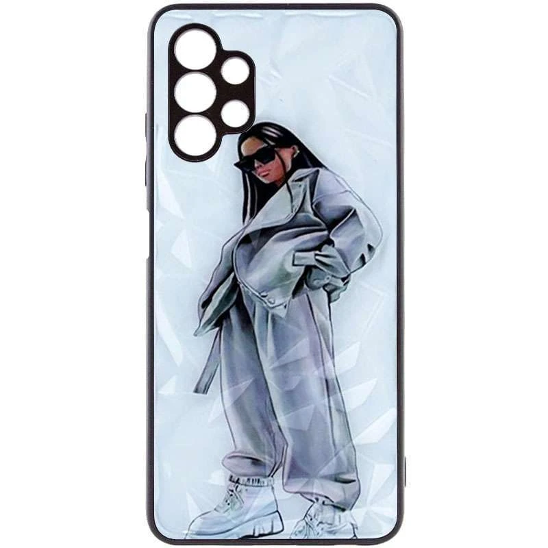 

Стеклянный чехол Prisma Ladies на Samsung Galaxy A13 4G (Fashion Style)